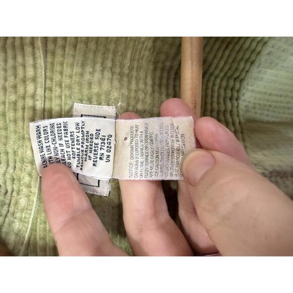 L.L.Bean Women's Green Corduroy Shirt Jacket - Picture 5 of 7
